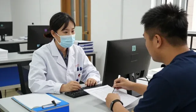 施工现场实录:体检卡体重管理注意事项